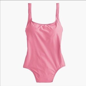 J Crew Pink Scoop Neck One Piece
